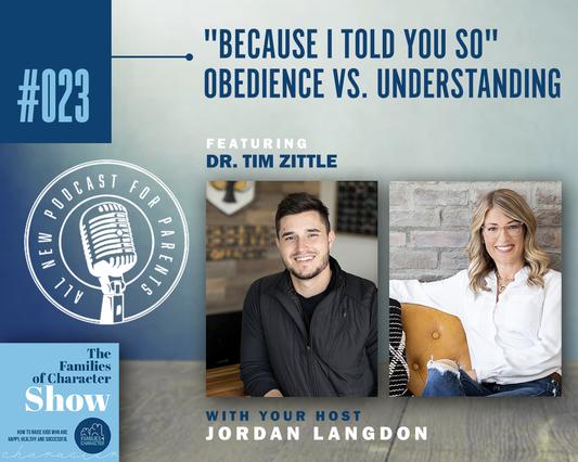 Because I Told You So—Obedience vs. Understanding, an interview with Dr. Tim Zittle