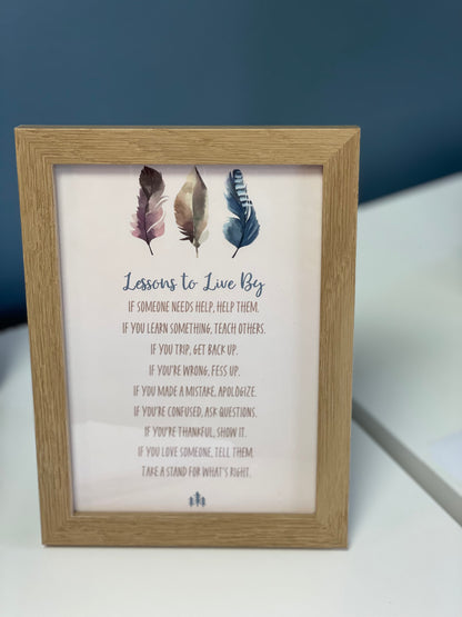 Framed Quote Cards