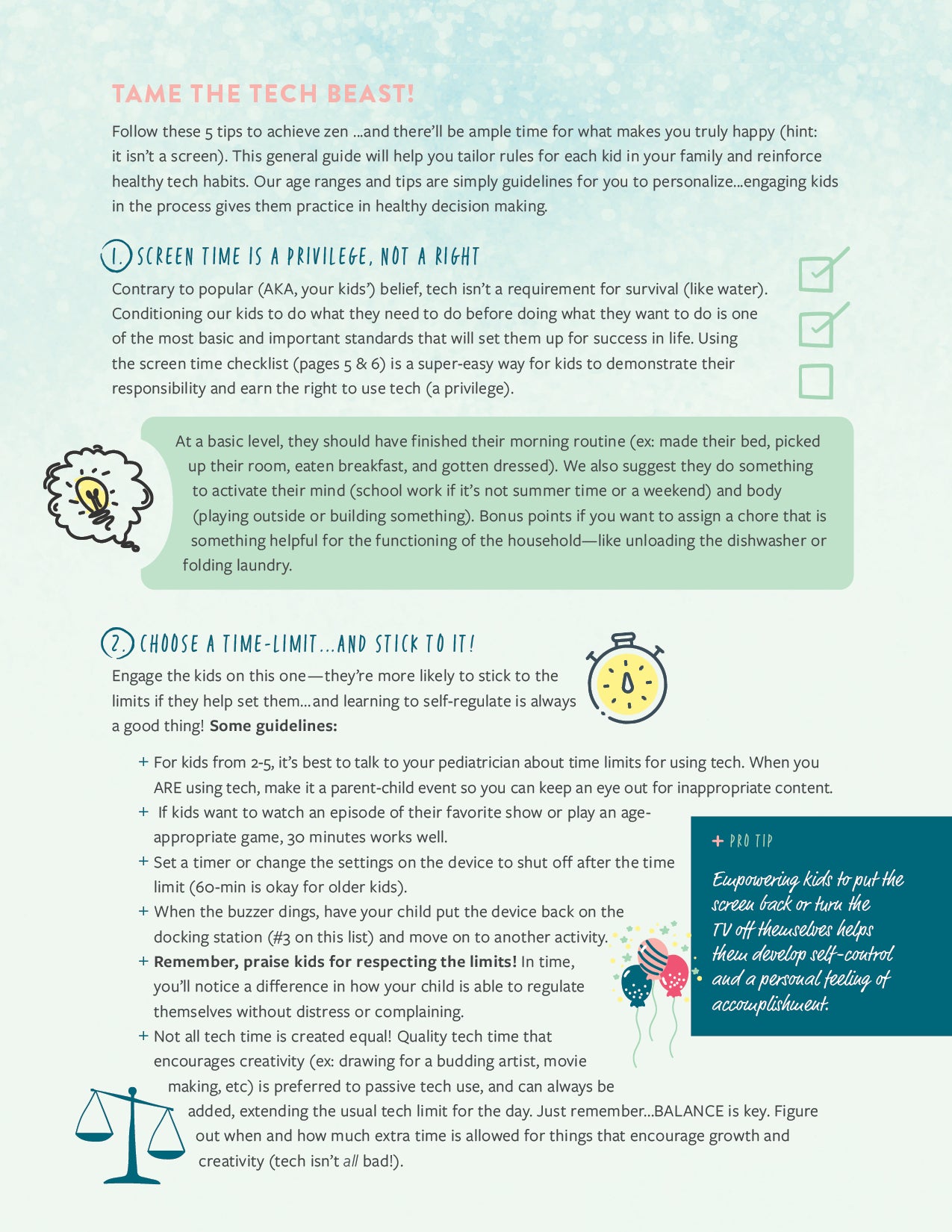 Tame the Tech Printable